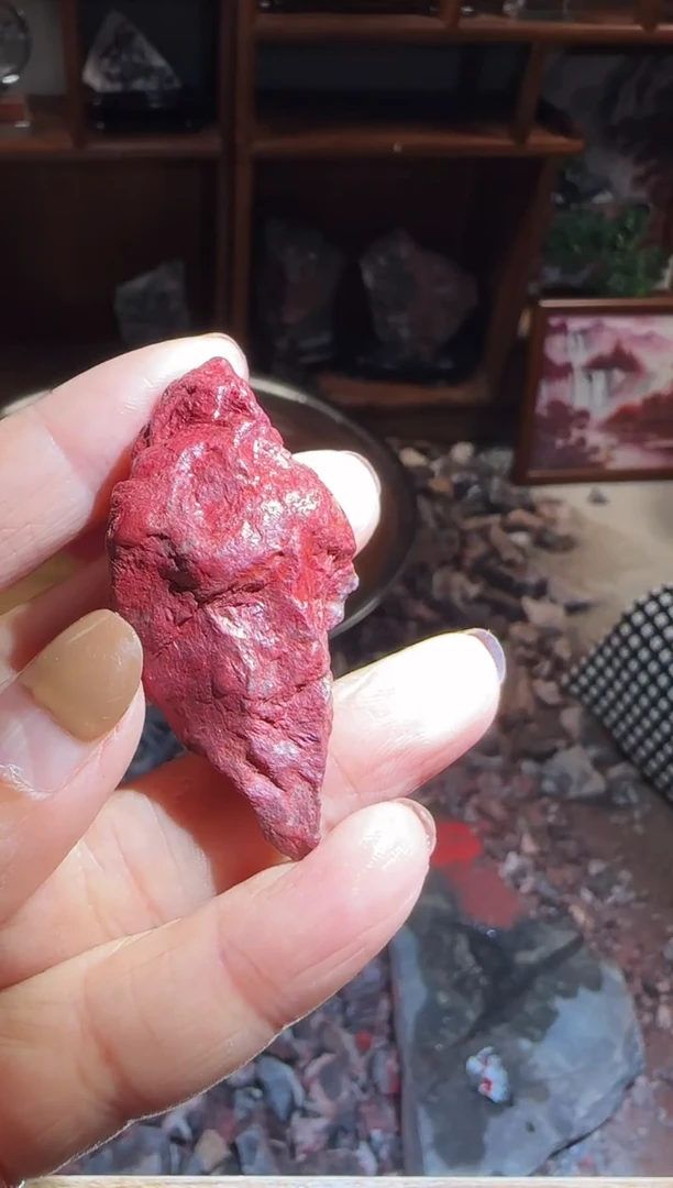 天然辰砂朱砂毛料62