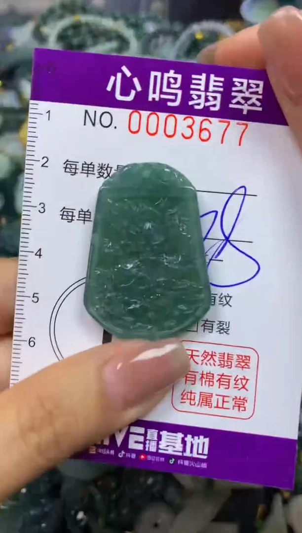 翡翠未镶嵌颈饰闪购003677