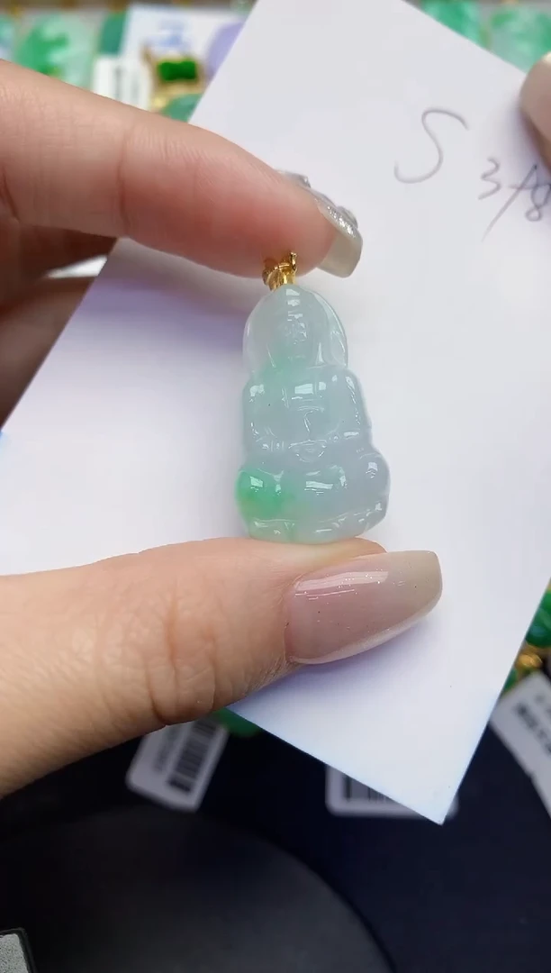 翡翠未镶嵌颈饰缅甸天然A货翡翠