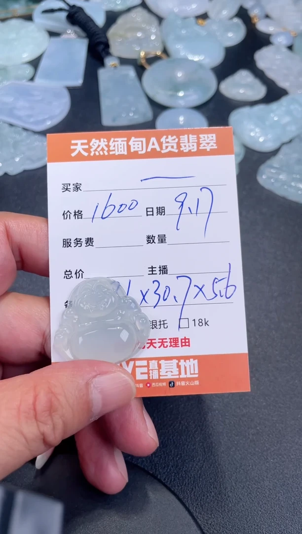 颈饰未镶嵌翡翠—*翡翠