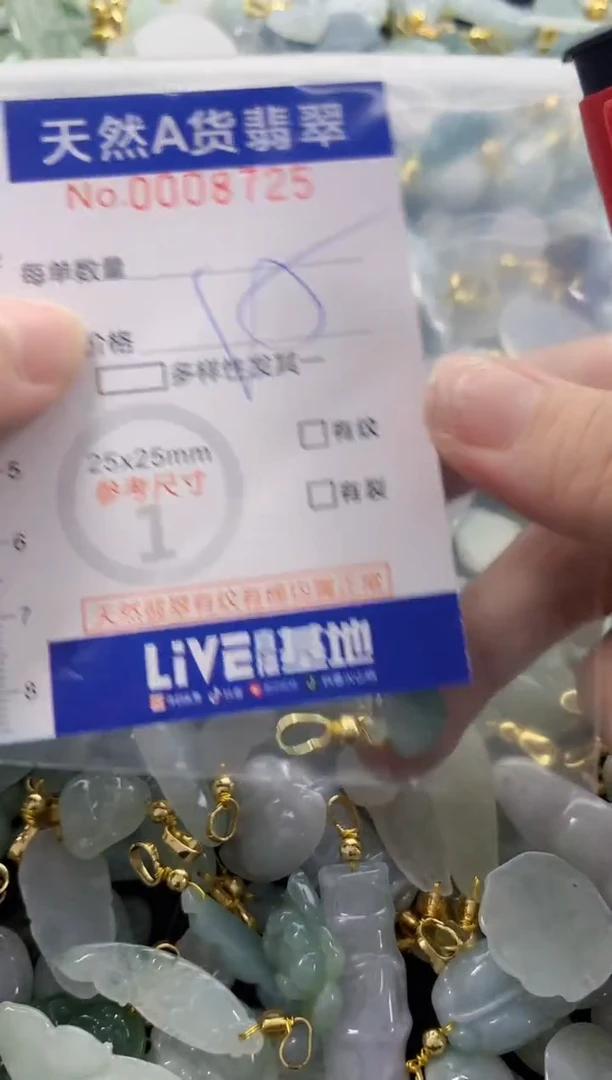 颈饰未镶嵌翡翠星****舟天然A货翡翠