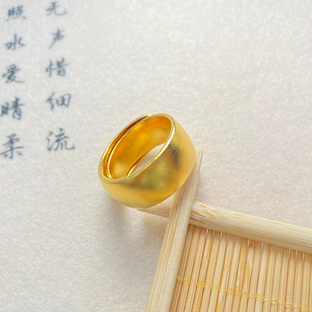 足银戒指 戒指古法泥鳅背素圈戒指百搭 时尚戒指