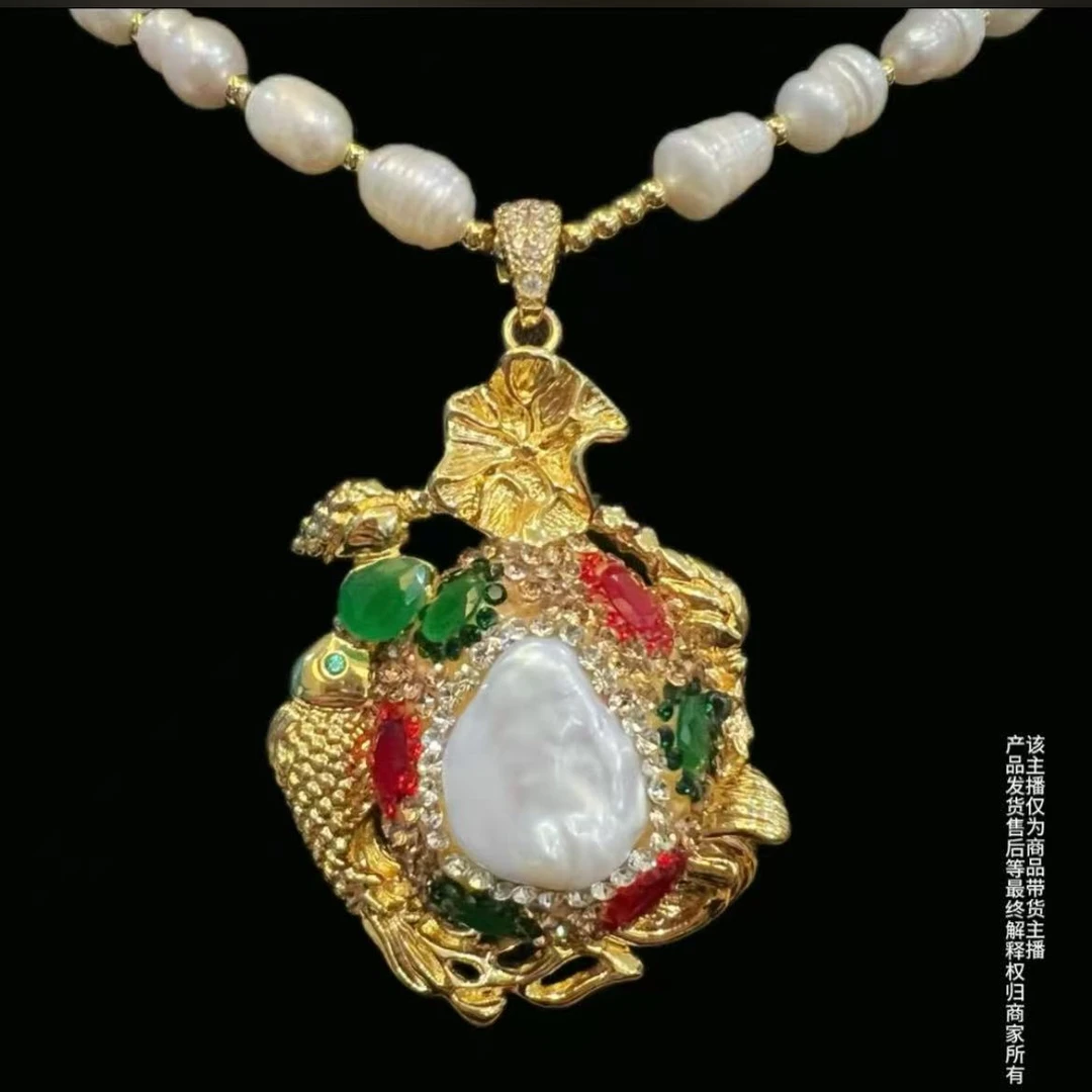 创意饰品淡水带戒指