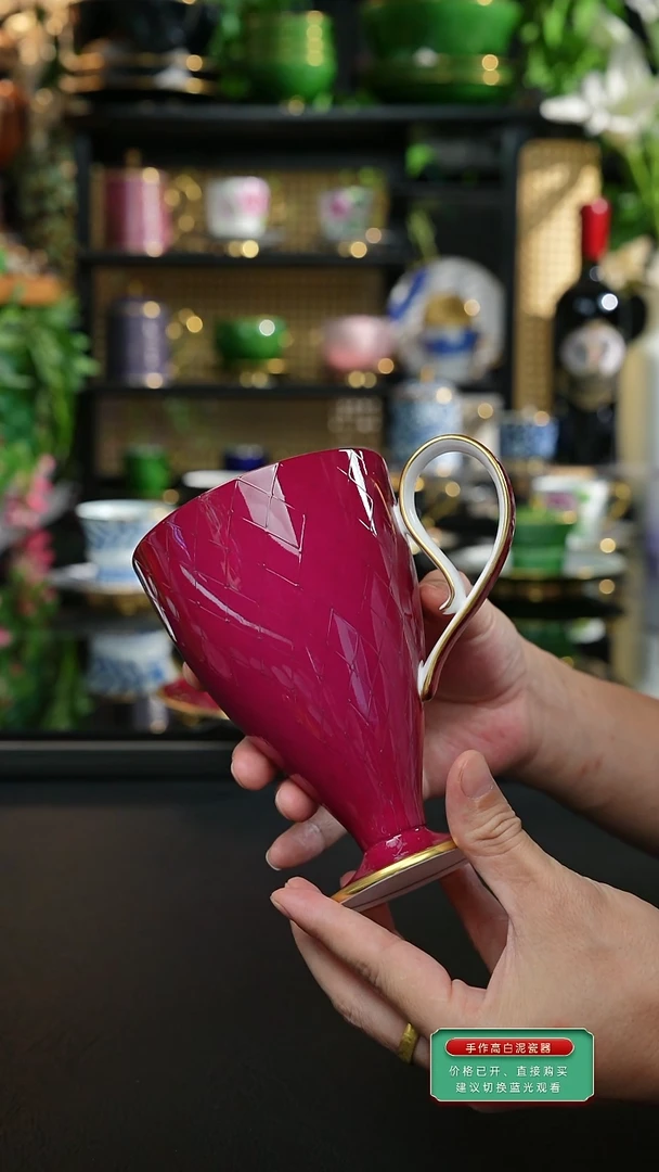 霞光紫马克杯二等品完美慎拍