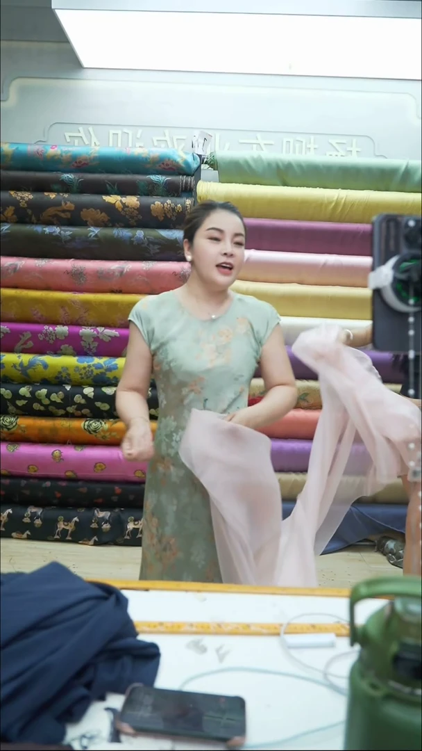 无纺布3号粉色桑蚕丝欧根纱2米