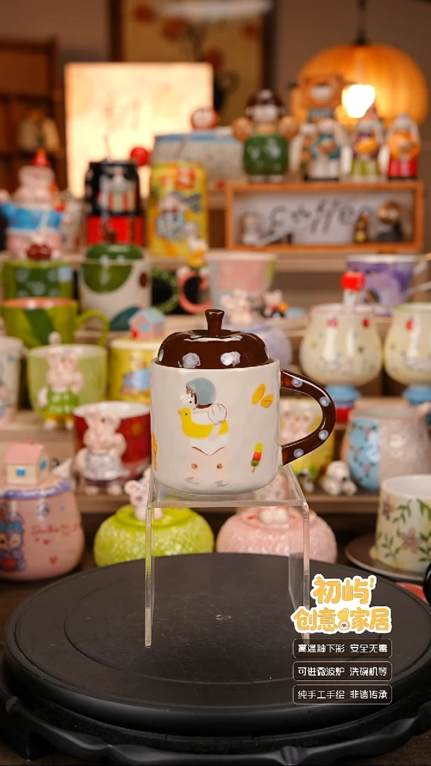 瓷初屿手工手绘陶瓷餐具健康釉下彩