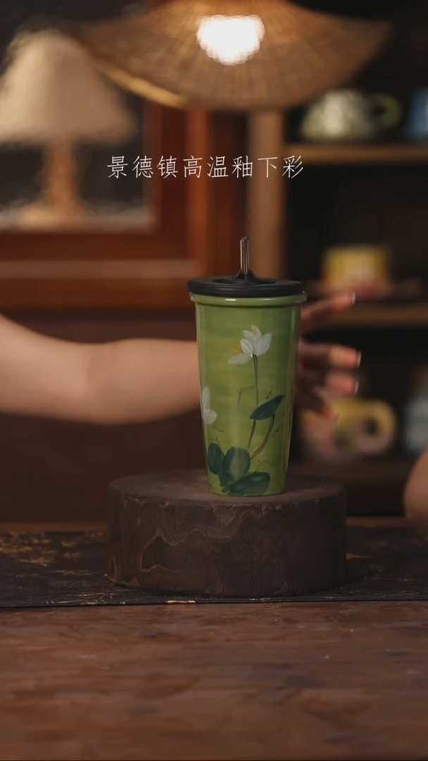 景德镇高温釉下手绘陶瓷476