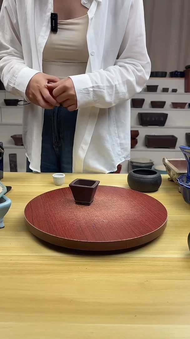 紫砂花盆浅草紫砂花盆