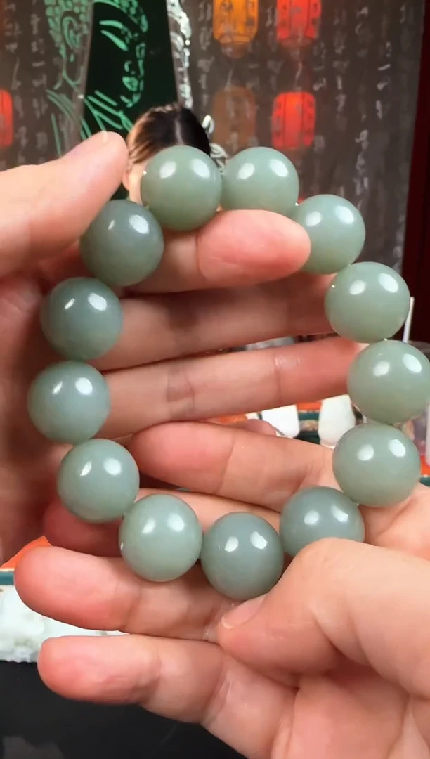未镶嵌和田玉挂件手串18mm