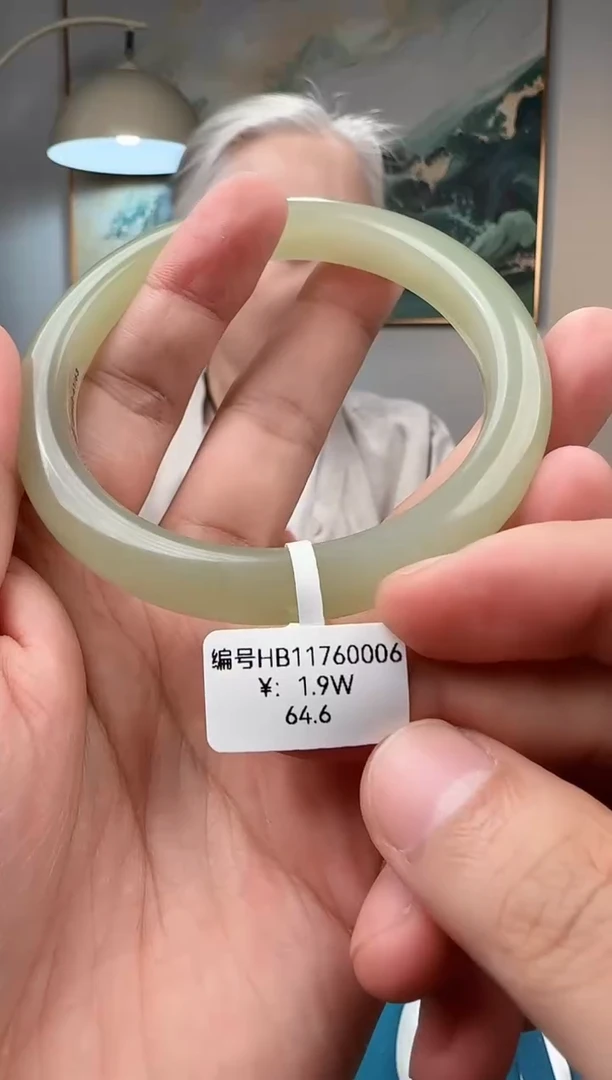 未镶嵌手镯和田玉64.6 HB
