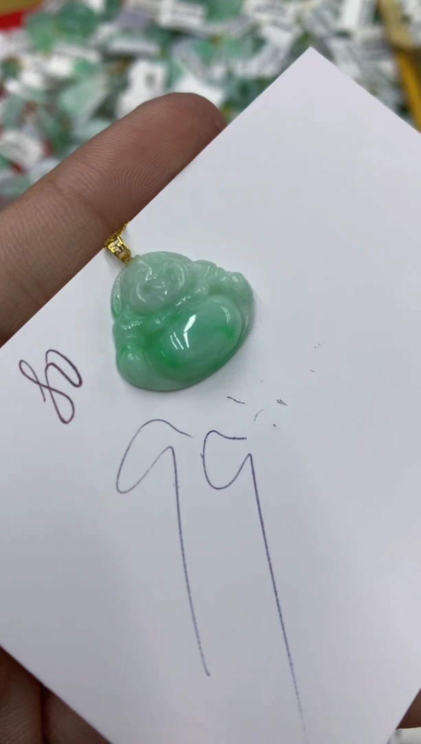 【闪购商品】翡翠颈饰18K金镶嵌号链接11111111