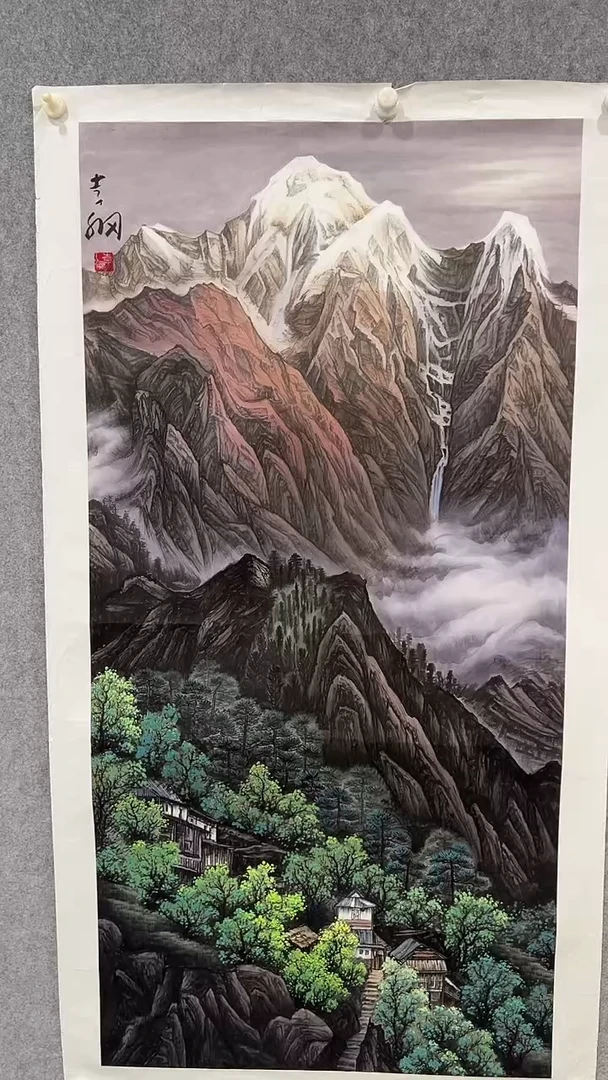 国画李纲-8平尺-国画作品