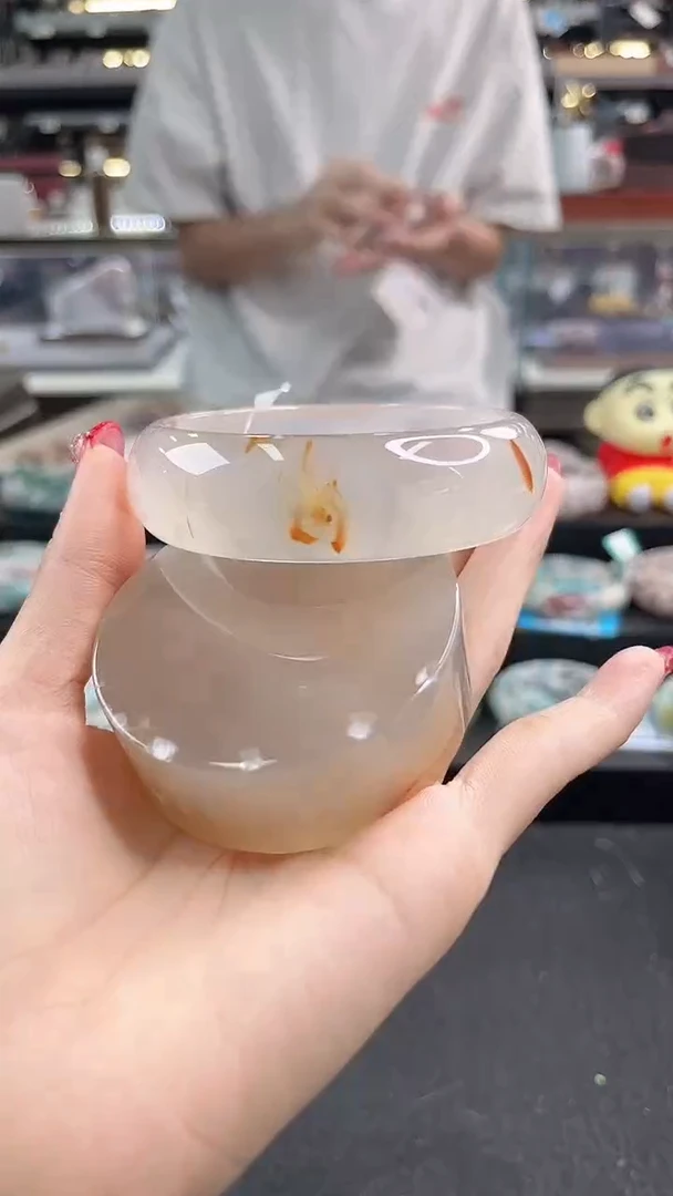 未镶嵌手镯石英质玉63圈口 （赠品镯心）3009416