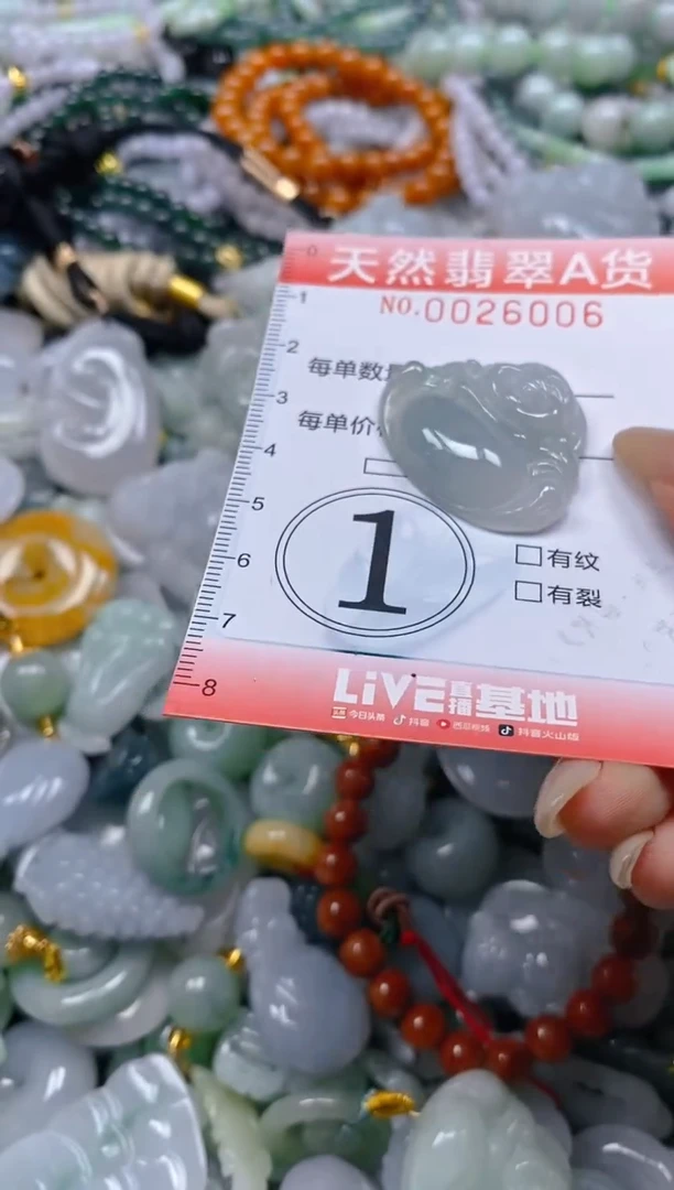 翡翠未镶嵌颈饰闪购0026006