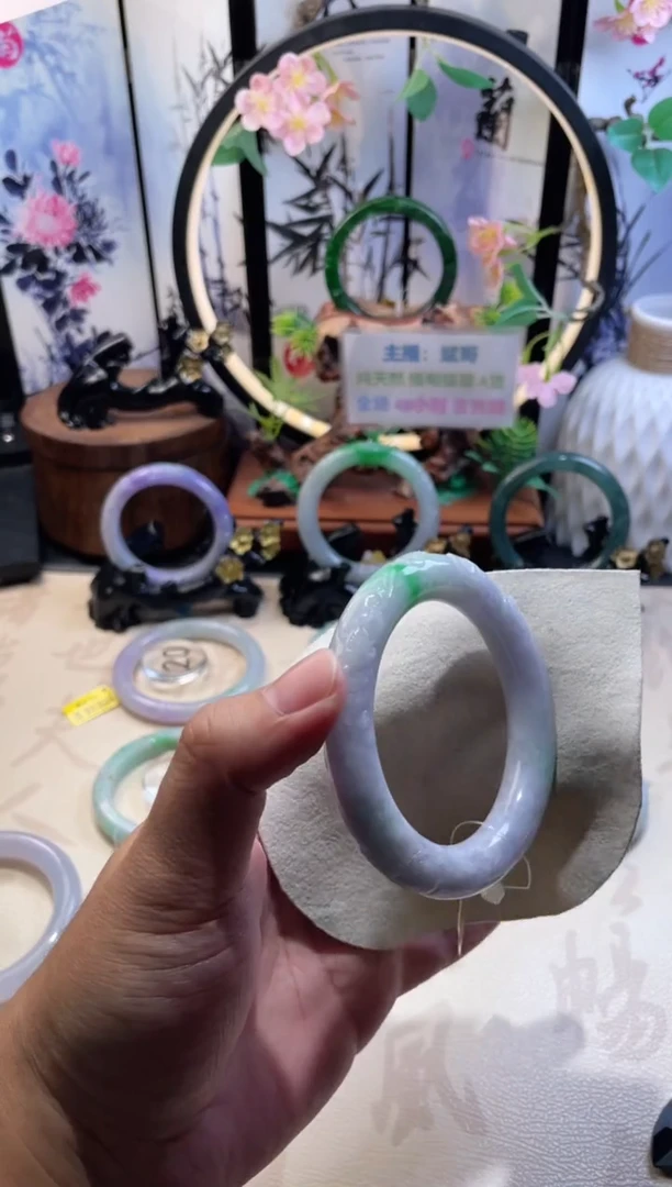 未镶嵌手镯翡翠正圈58