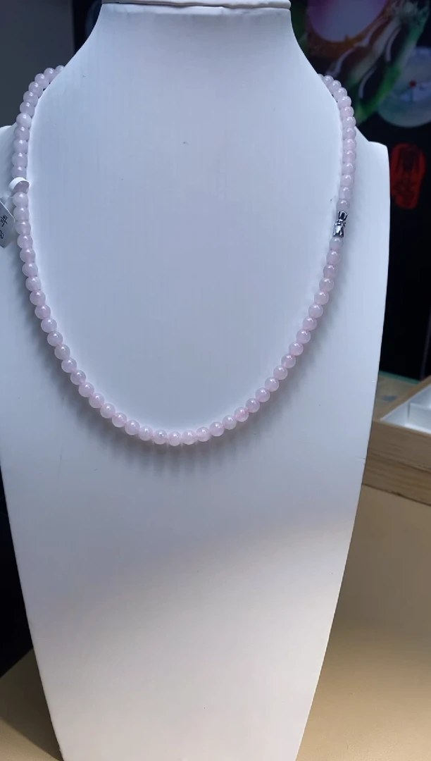 翡翠未镶嵌颈饰长串
