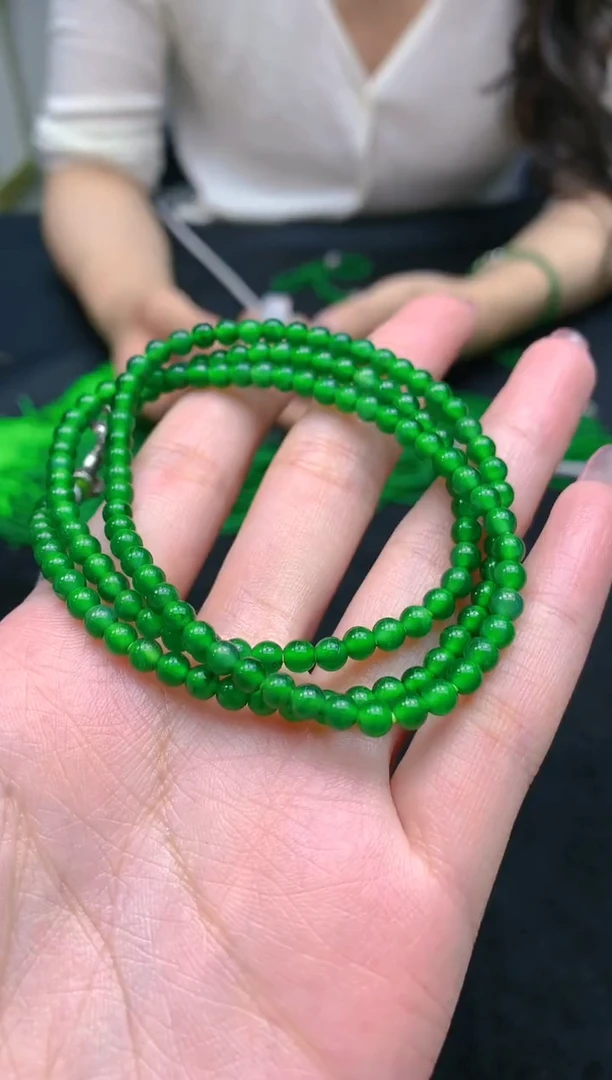 翡翠未镶嵌颈饰天然A货翡翠