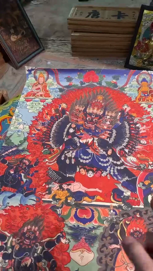 卷轴画天天的唐卡tk160