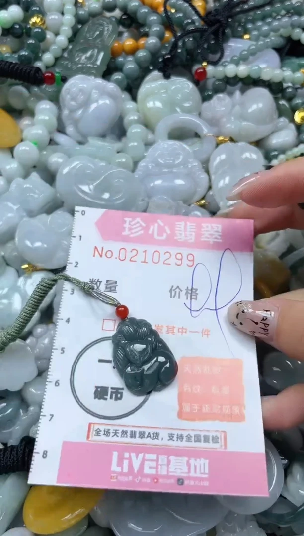 翡翠未镶嵌颈饰闪购0210299