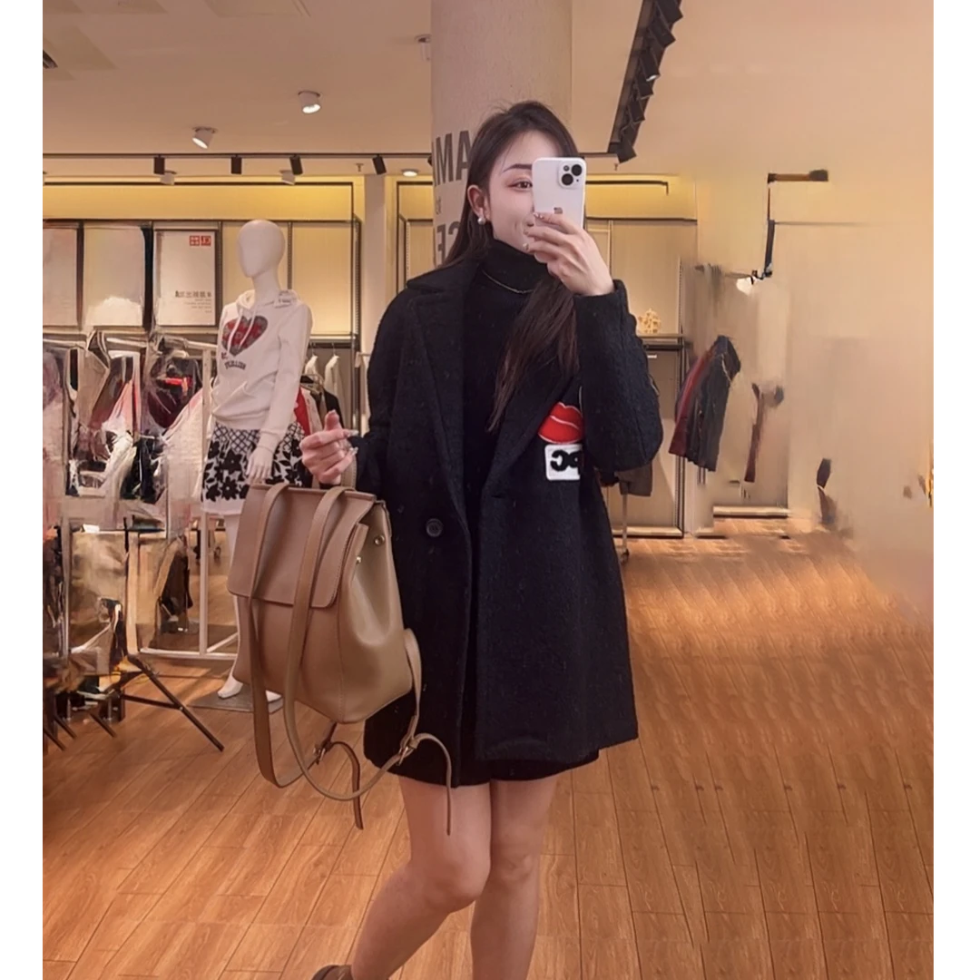 中长搂呢棉衣大衣厚实外套女K5WBN108