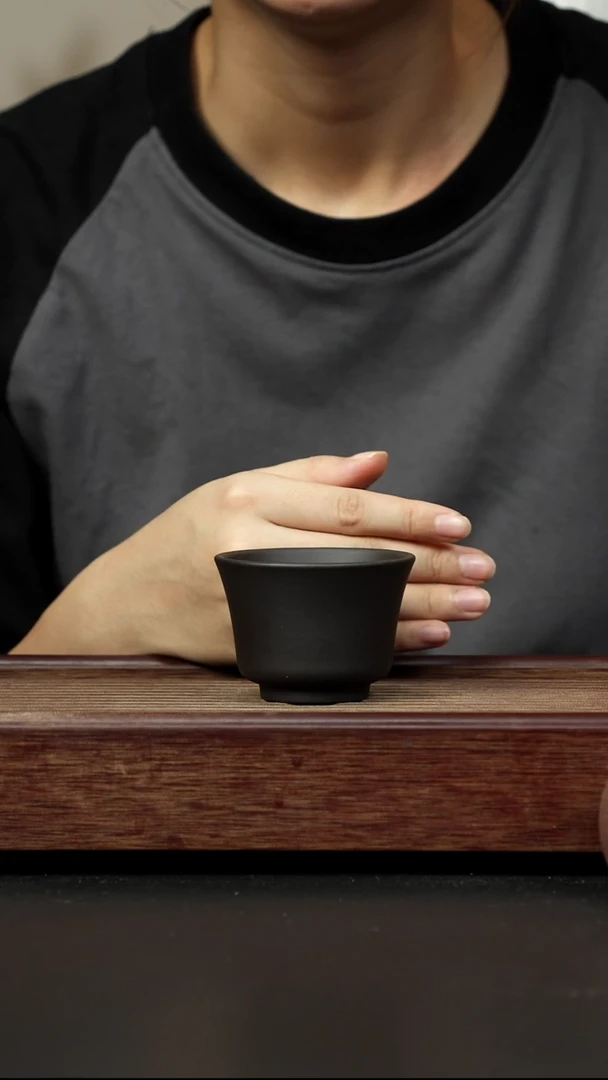 紫砂茶壶黑料 铃铛杯