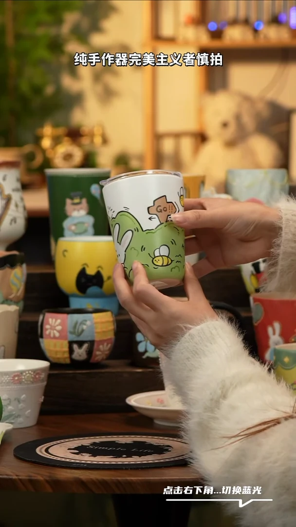 瓷片A114景德镇原创手工陶瓷