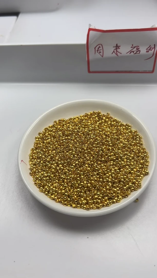 玛瑙/玉髓颈饰银S800镶嵌x853金珠猫眼3mm*50颗