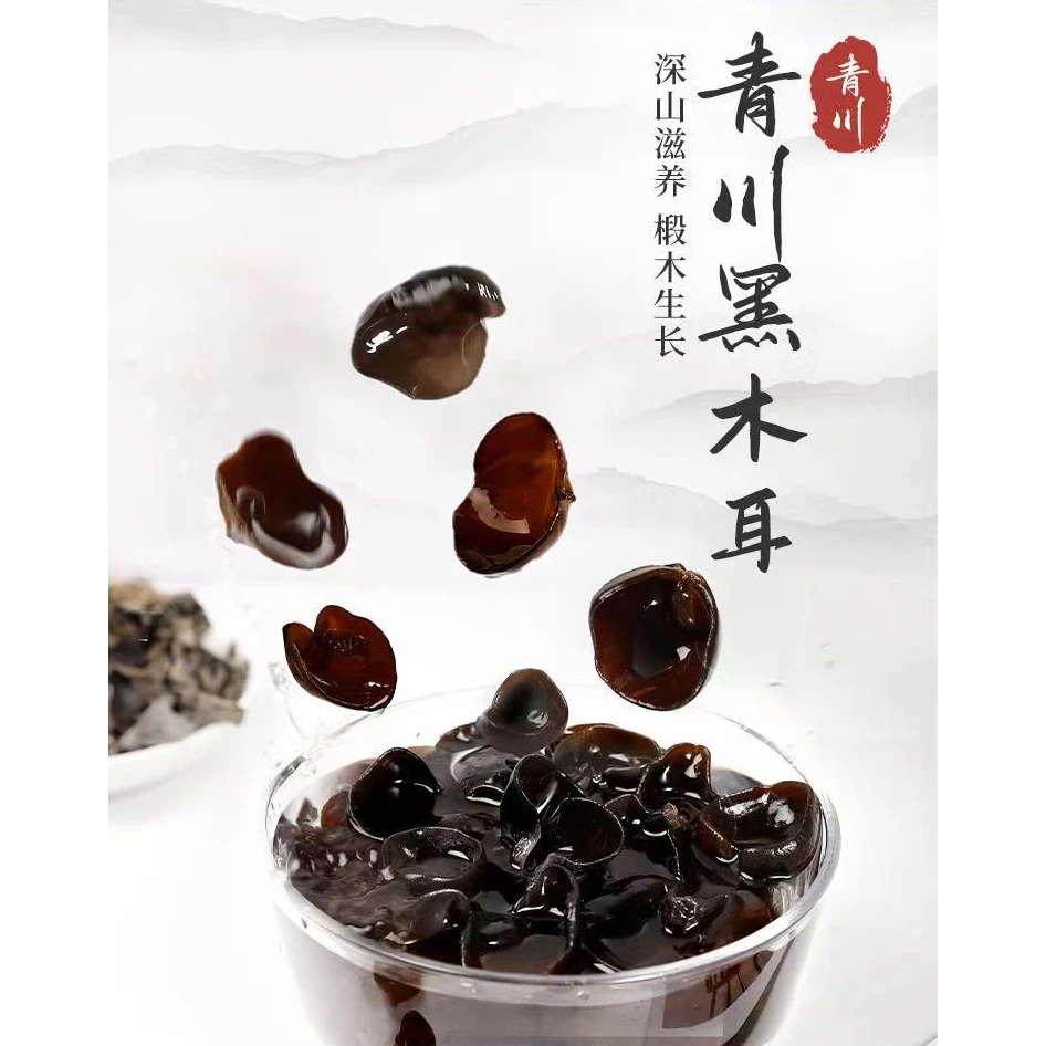 青川特产国家地理标志性产品（青川椴木黑木耳）