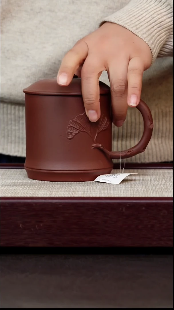 茶杯紫砂美**话金枝玉叶杯