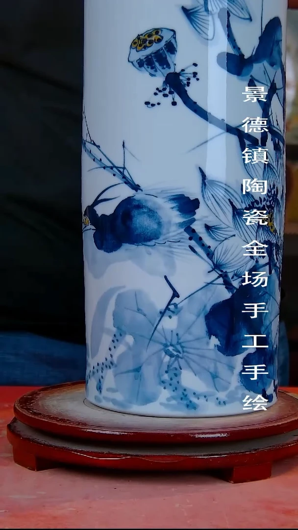 摆件手景德镇陶瓷 全场手工绘3