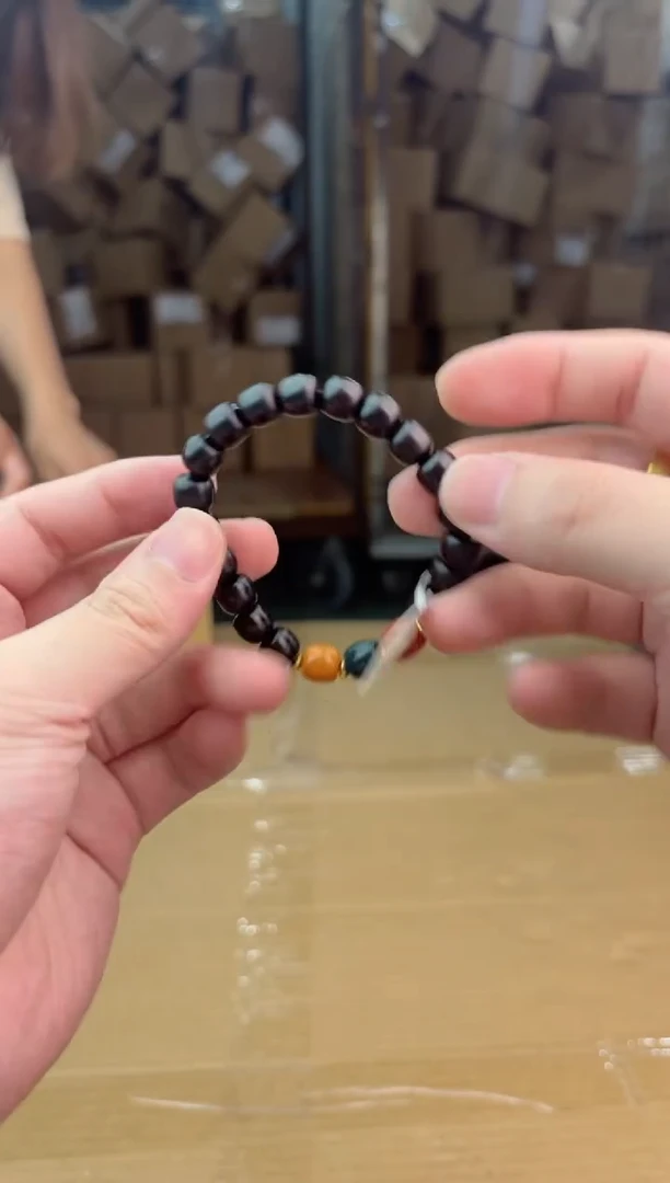 禧一文玩木作类材质手串无礼盒