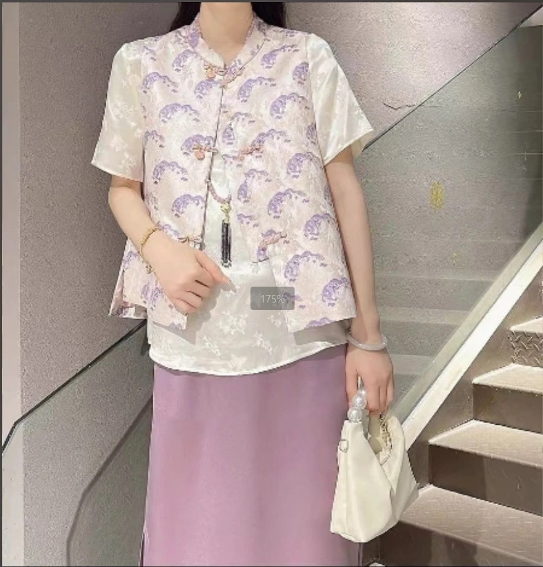 新中式气质时尚百搭显瘦马甲0484