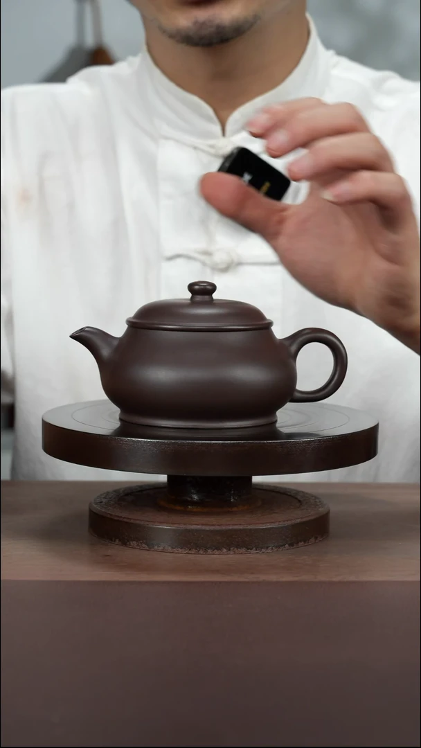 茶壶紫砂紫泥高明炉