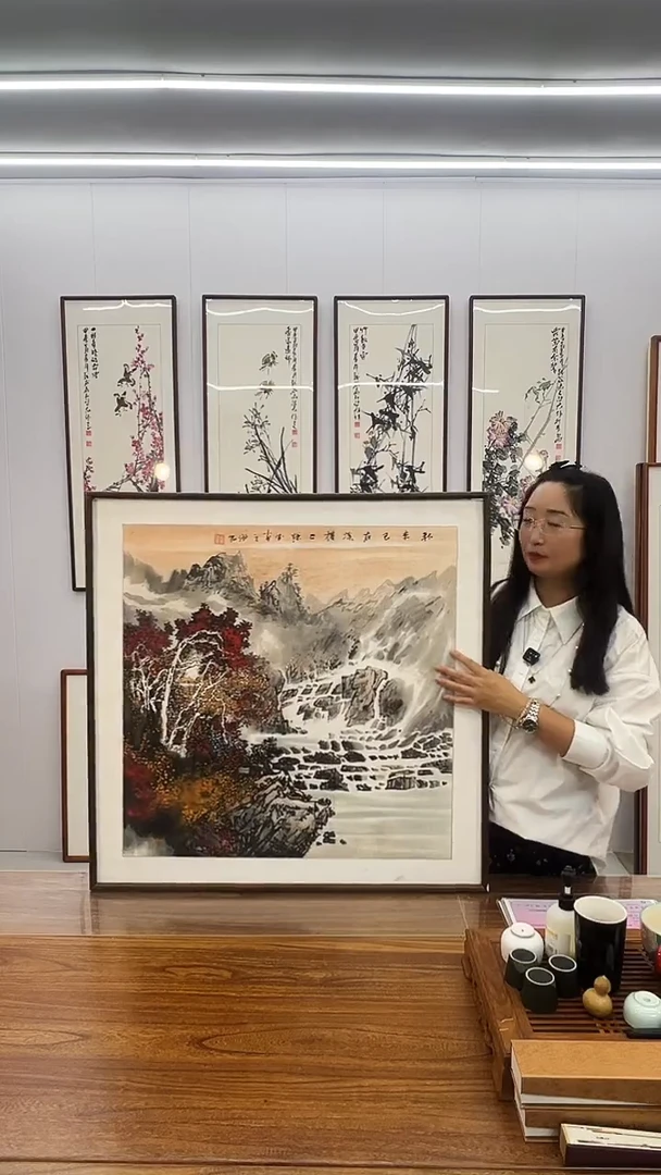 国画董海军 80*80  鸿运当头