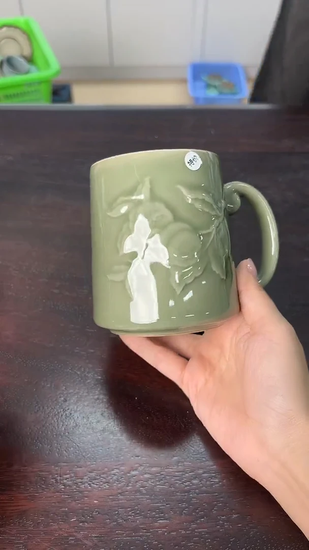 龙泉云间青瓷小米茶器