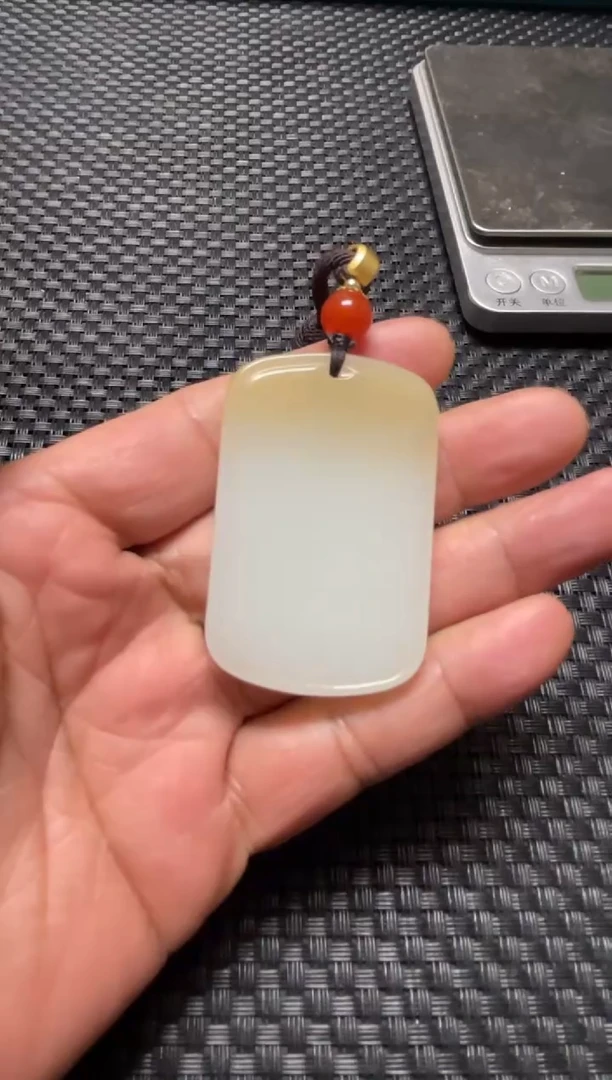 【闪购商品】和田玉挂件未镶嵌无事牌