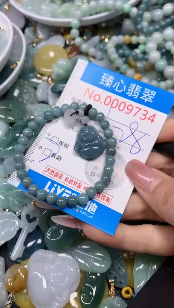 【闪购商品】翡翠颈饰未镶嵌含绳0009734