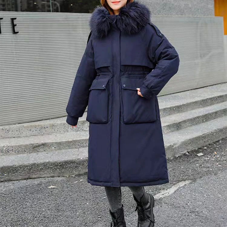 【不带毛领，介意勿拍】WT366时尚冬装休闲羽绒服