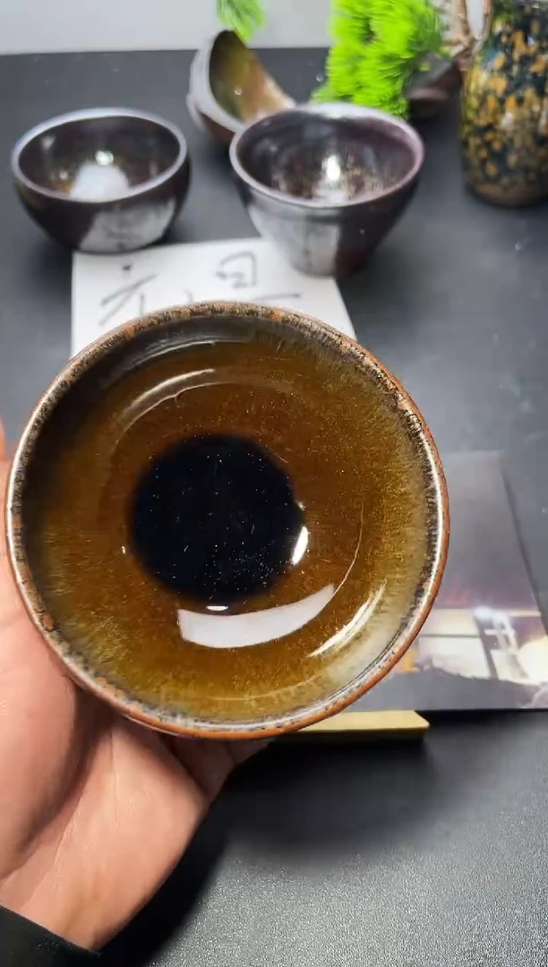 茶盏61  叶紫建盏