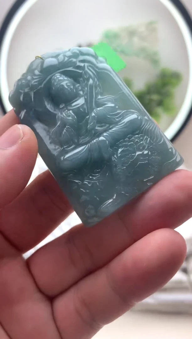 颈饰未镶嵌翡翠文殊