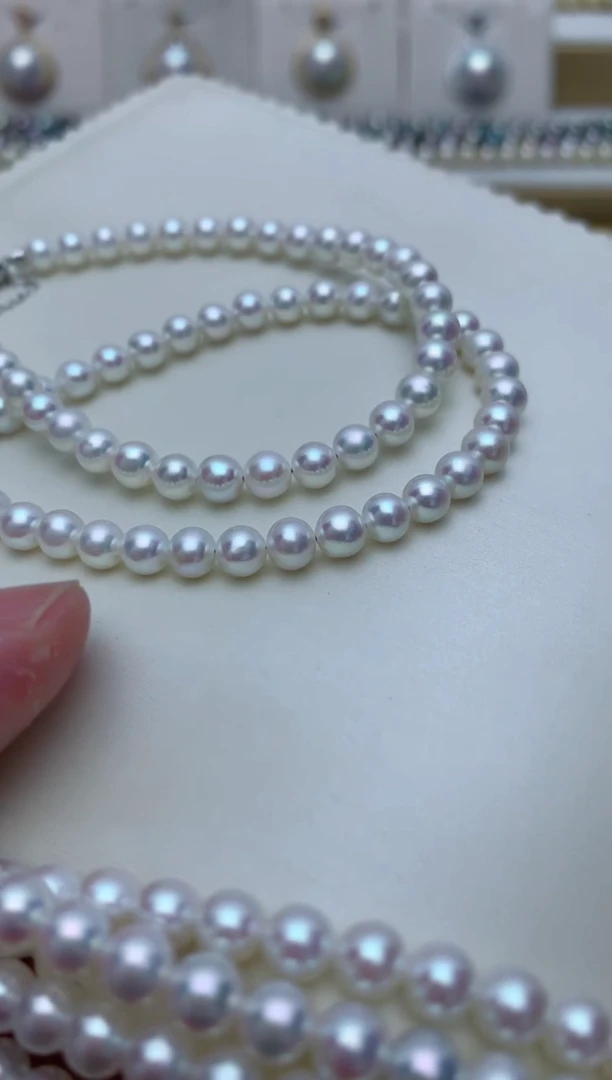 淡水珍珠手链未镶嵌e4 多样性发其一
