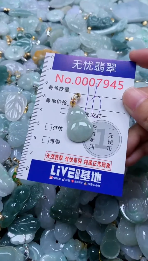 颈饰未镶嵌翡翠7945