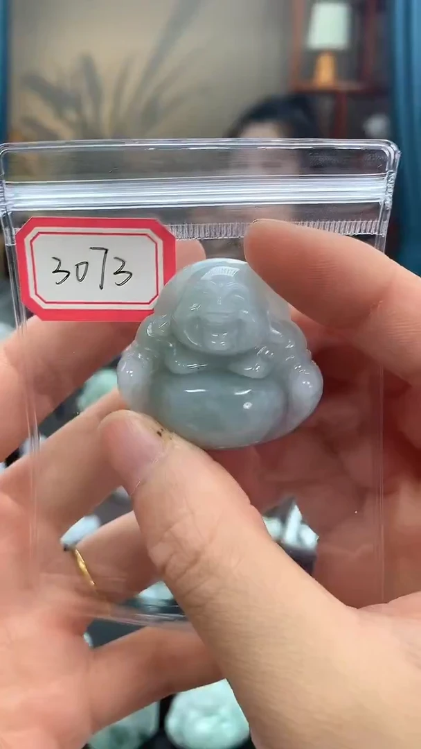 颈饰未镶嵌翡翠佛公3073
