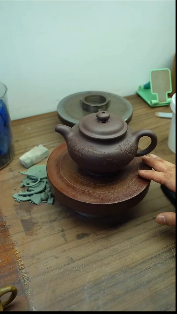 茶壶紫砂紫砂壶1 底槽清 掇只