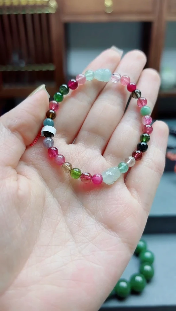 手串未镶嵌碧玺碧玺手串QM