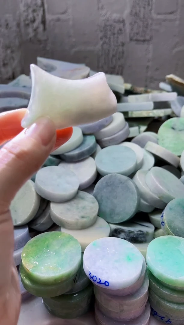 裸石翡翠天然翡翠A货玉 南 842