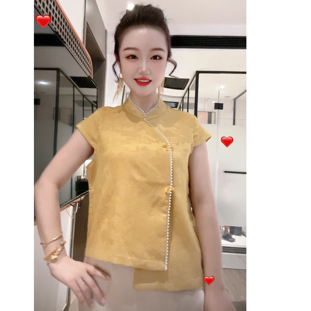 原版！新中式国风气质高定夏季马甲上衣