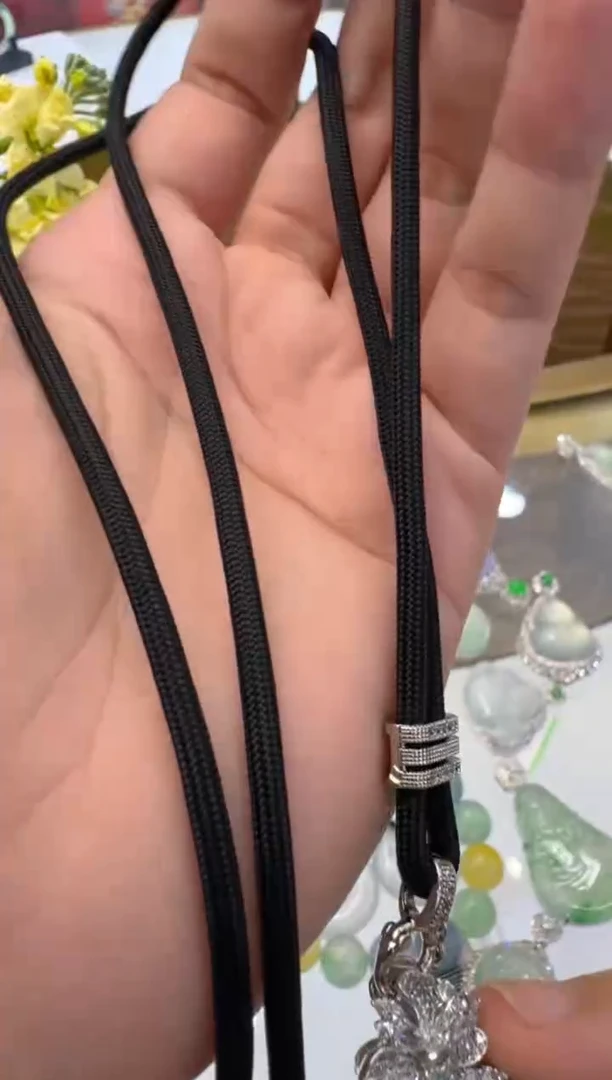 【闪购商品】翡翠项链银S925镶嵌多样性团购发一件