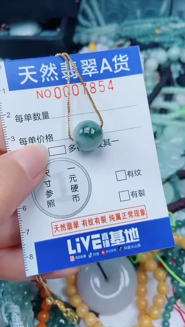 颈饰未镶嵌翡翠00007854