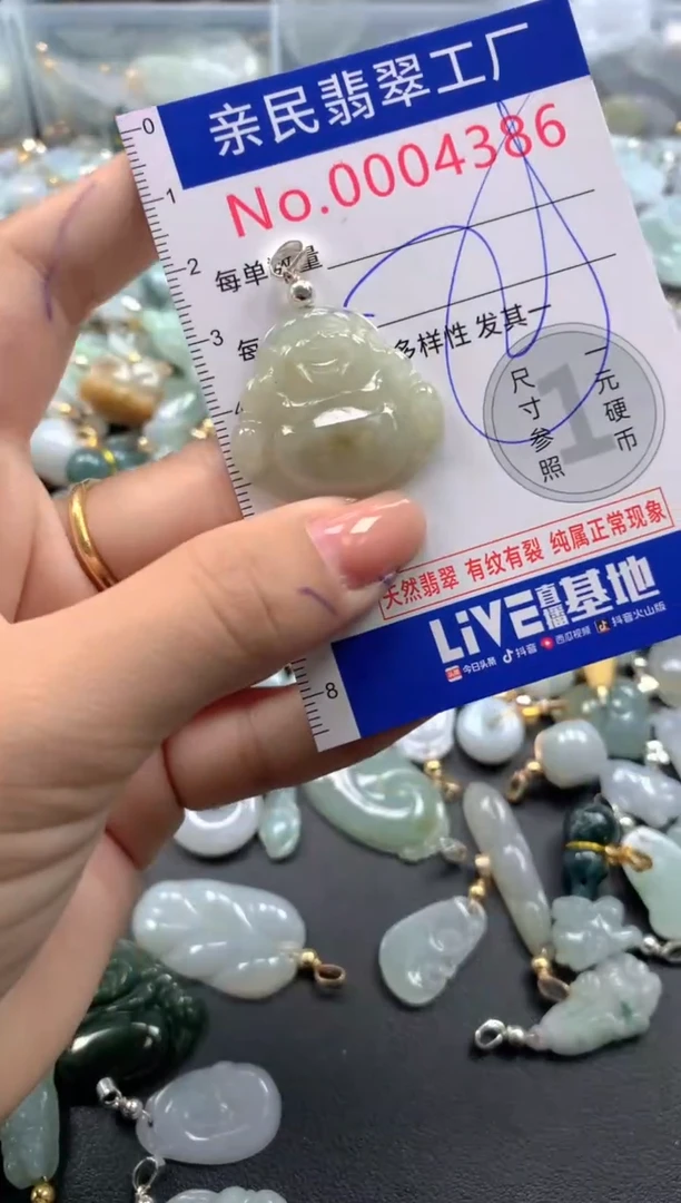 颈饰未镶嵌翡翠4386
